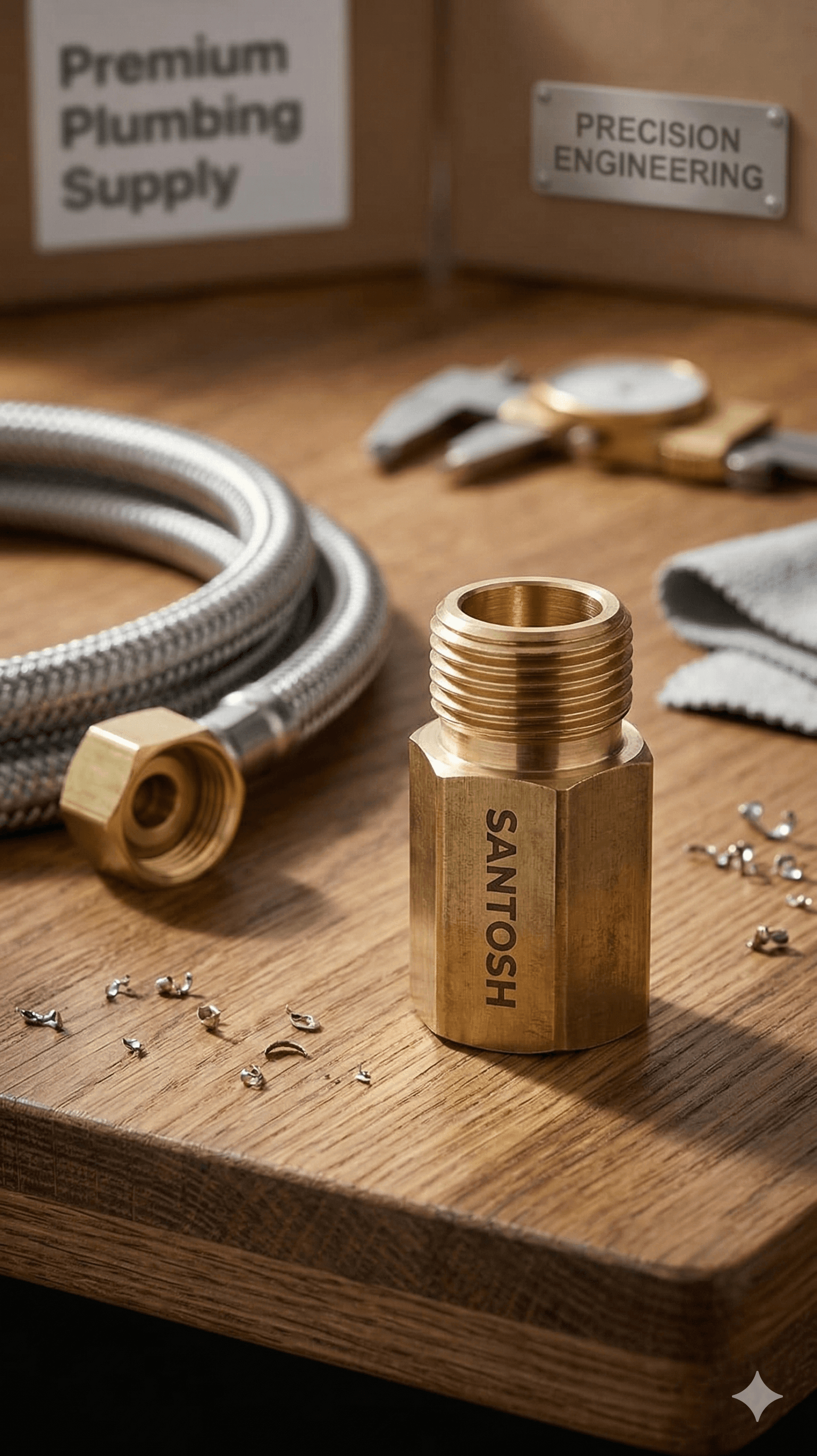 Santosh Brass CO₂ Cylinder Adapter